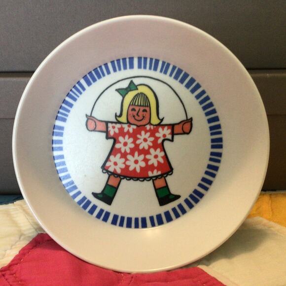 2 Ornamin Melamine Children’s bowls Train & Girl - Picture 2 of 5
